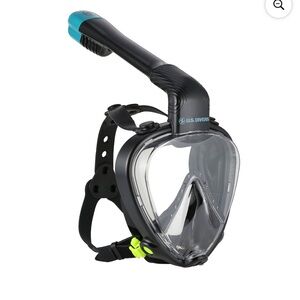 U.S. Divers Dryview Full Face Snorkeling Mask for Adults - Medium